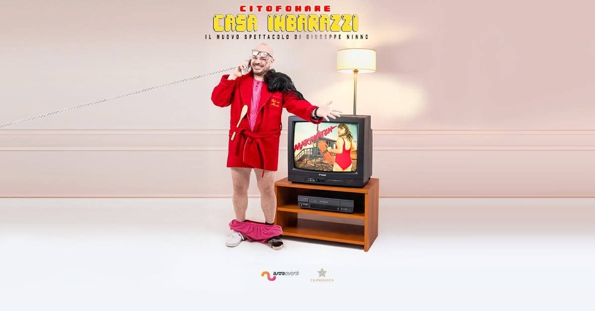 Evento Giuseppe Ninno Mandrake “Citofonare Casa Imbarazzi” Teatro Lirico G. Gaber – Milano Locandina Giuseppe Ninno Mandrake “Citofonare Casa Imbarazzi” Teatro Lirico G. Gaber – Milano - sabato 7 novembre ore 20:30 - 22:30