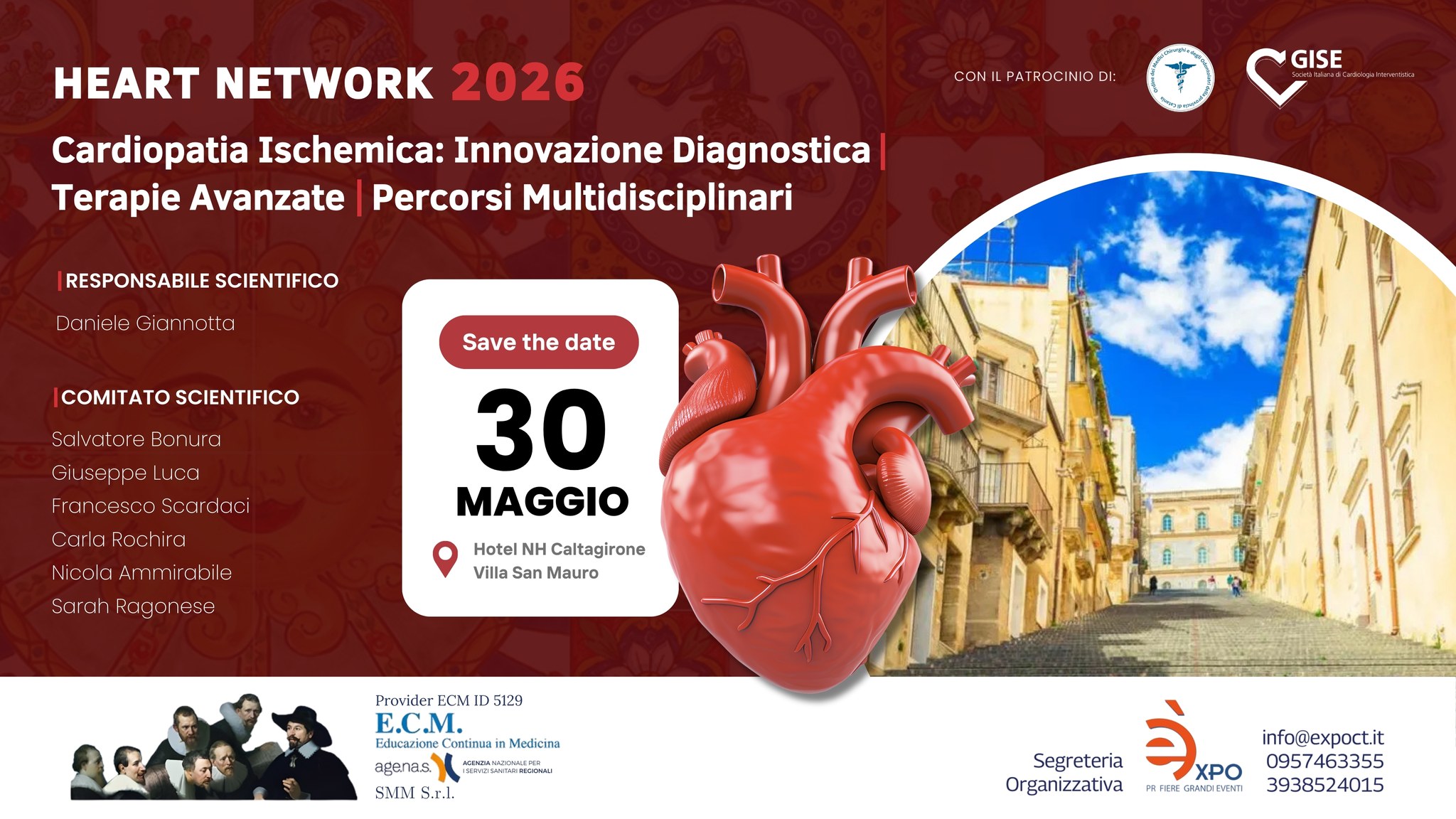 Evento Heart Network 2026 Cardiopatia Ischemica Innovazione Diagnostica Terapie Avanzate Percorsi Locandina Heart Network 2026 Cardiopatia Ischemica Innovazione Diagnostica Terapie Avanzate Percorsi - sabato 30 maggio ore 08:00 - 18:00