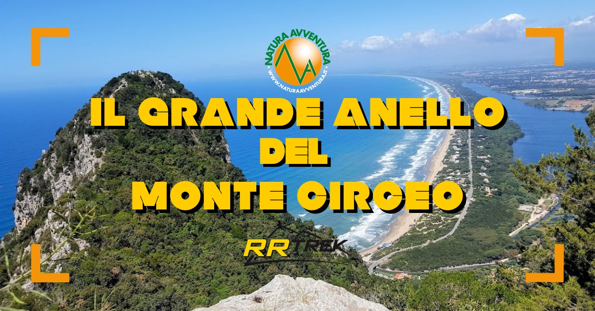 IL GRANDE ANELLO DEL CIRCEO Potrebbe essere un'immagine raffigurante Camogli e testo