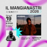 Il Mangianastri: AKA5HA + Greimas in concerto Il Mangianastri AKA5HA Greimas in concerto a Putignano (BA) il 19 marzo 2026