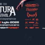 KAPTURA FESTIVAL 2026 Potrebbe essere un'immagine raffigurante lori lento e il seguente testo "KAPTURA FESTIVAL 24 LUGLIO 25 2026 PIEA-AT AT PIEA the woodland experience 26 CAMPO SPORTIVO SP1C METALMIDNIGHTFOREST"