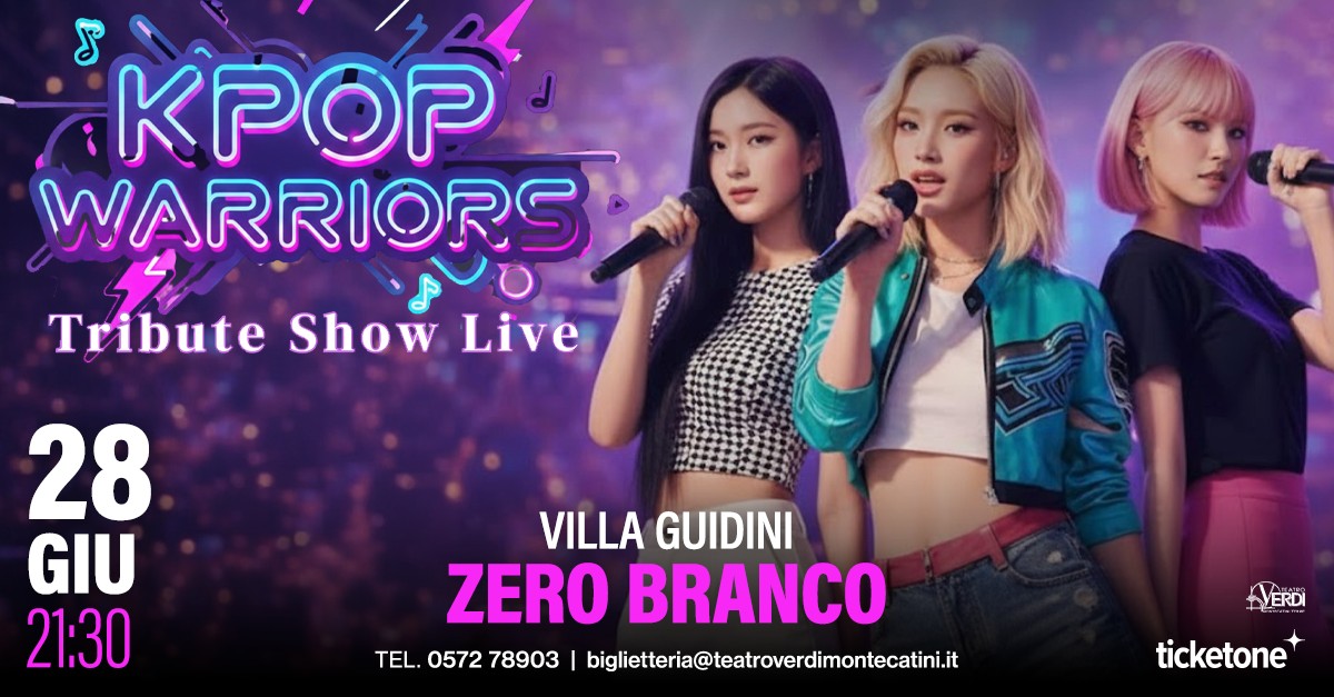 Evento Kpop Warriors Zero Branco Locandina Kpop Warriors Zero Branco - domenica 28 giugno ore 21:30 - 23:30