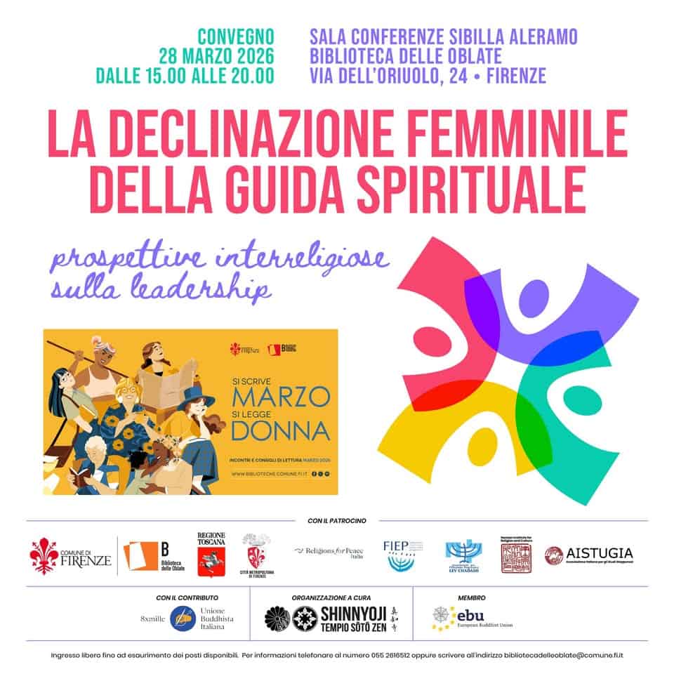 La declinazione femminile della guida spirituale: prospettive interreligiose sulla leadership Potrebbe essere un'immagine raffigurante testo