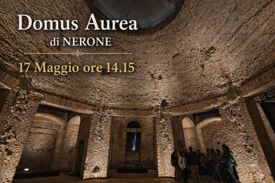 Evento La Domus Aurea il sogno dorato dell’imperatore Locandina La Domus Aurea il sogno dorato dell’imperatore - sabato 26 settembre ore 14:15 - 16:15