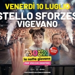 La Notte Giovane x Vecchi Dentro 🔜 🏰 Vigevano, Pavia Potrebbe essere un'immagine raffigurante il seguente testo "VENERDI 10 LUGLIO CASTELLO SFORZESCO VIGEVANO .30anni vita. NUOVO SHOW anni la notte giovane PER VECCHI PERVECCHIDENTRO DENTRO 東TB 階 S 花円円 EVENTORISERVATO RISERVATO AD UN PUBBLICO MAGGIORENNE"