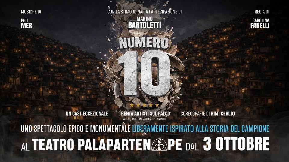 Evento Maradona – Lo Spettacolo Locandina Maradona – Lo Spettacolo - sabato 3 ottobre ore 21:00 - 23:00