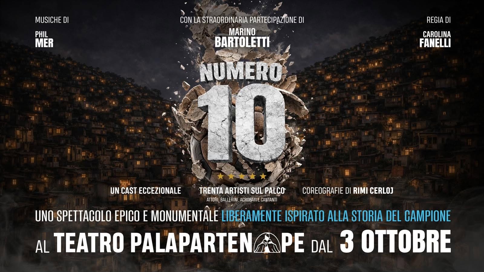 Evento Maradona – Lo Spettacolo Locandina Maradona – Lo Spettacolo - sabato 3 ottobre ore 21:00 - 23:00