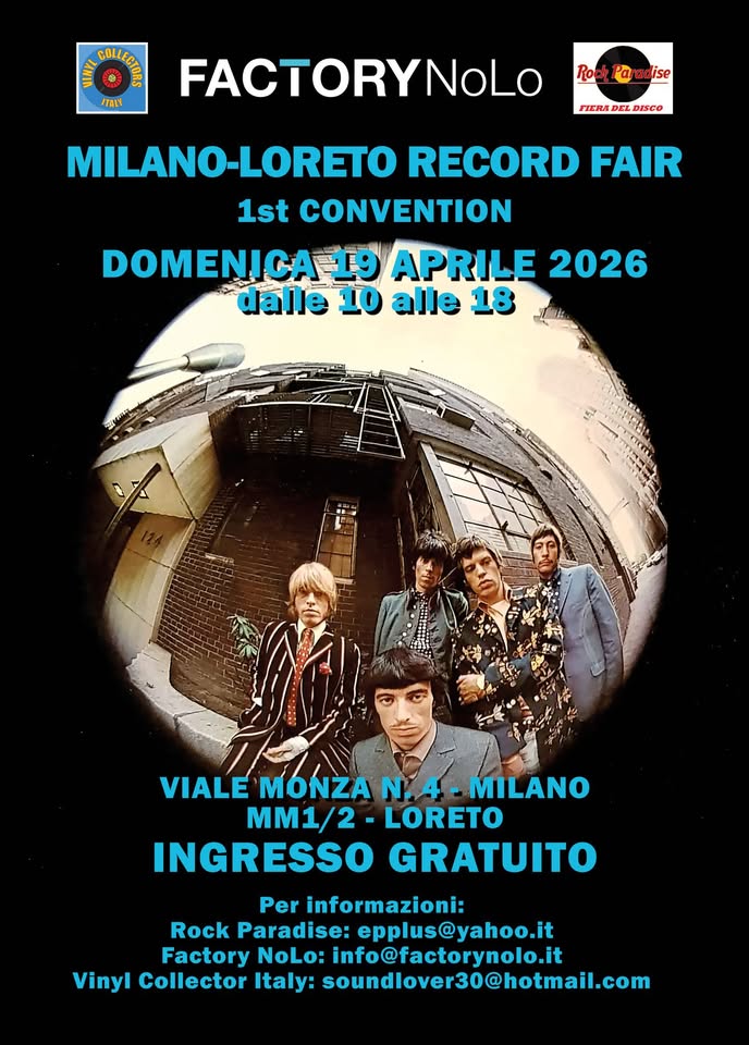 Evento Milano Loreto Fiera Del Disco E Cd – Domenica 19 Aprile Locandina Milano Loreto Fiera Del Disco E Cd – Domenica 19 Aprile - domenica 19 aprile ore 10:00 - 18:00