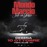 Mondo Marcio • live al Vidia Cesena Potrebbe essere un'immagine raffigurante testo