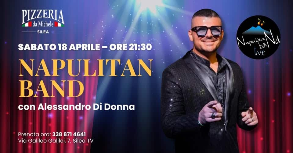 Evento Napulitan Band – Live Alla Pizzeria Da Michele Locandina Napulitan Band – Live Alla Pizzeria Da Michele - sabato 18 aprile ore 21:30 - 23:30