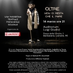 OLTRE. Non ci resta che il mare Potrebbe essere un contenuto grafico raffigurante tromba e il seguente testo "patrocinio PasSi NeL teatro Stope di ogg UNA RASSEGNA TEATRALE PRIMAVERILE SOLIDALE OLTRE. NON RESTA CHE MARE Organizzata 14 marzo ore 21 Auditorium Luigi Giudici Piazza della Vittoria,2 Barbaiana, Lainate, Mi Aurora Croce, Scardovelli Cracchiolo, Isabella Torre, Francesco Bonaventura, Gabriella Caimmi, Mariangela Paroni, Patrizia Peccenati Regia Samuel Zucchiati Arиppo collettiva Produzione Officine Teatrali corpi, maschere creature perso tutto, tranne silenzi che raccontano naufragio, possibilità mondo Cosa succede all'essere umano quando confine. su hanno volta, provare, ancora Forse resta solo terra desiderio piedi Presenzierà con un fine spettacolo portera andare oltre. Nabad odv. associazione territorio che della crudeltà delle frontiere."