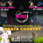 Pasqua Kiss Country Dance con DJ WILD e DJ DENNY Pasqua Kiss Country Dance con DJ WILD e DJ DENNY a Cormano (MI) il 5 aprile 2026