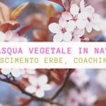 PASQUA VEG IN NATURA – YOGA, RICONOSCIMENTO ERBE, COACHING DI PRIMAVERA Potrebbe essere un'immagine raffigurante fiore e il seguente testo "PASQUA VEGETALE IN NATURA YOGA, RICONOSCIMENTO ERBE, YOGA,RICONOSCIMENTOERBE, COACHING DI PRIMAVERA"