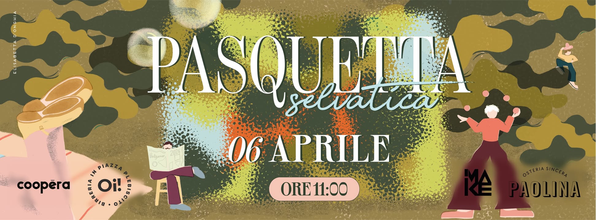 Evento Pasquetta Selvatica Locandina Pasquetta Selvatica - lunedì 6 aprile ore 11:00 - 21:00