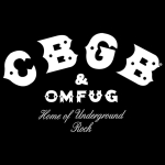 Patti Smith, Ramones, Talking Heads, Blondie… C’ERA UNA VOLTA IL CBGB Potrebbe essere un contenuto grafico raffigurante il seguente testo "OBGB OM OMFNG MRF HoTe of Underground Rock"