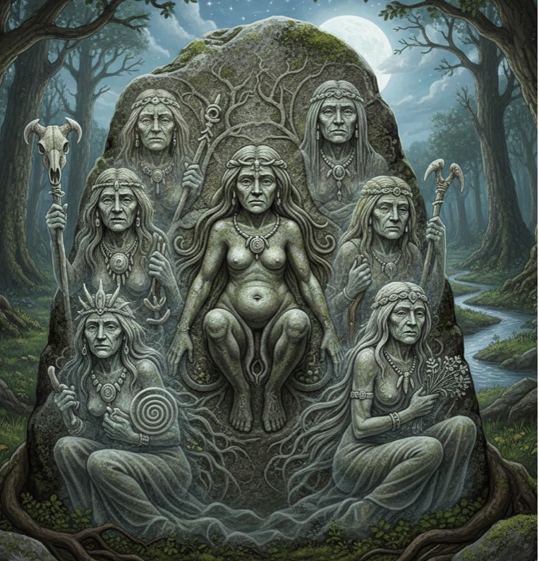 Percorso Sante, Madonne e Femmine Sacre – Sheela na Gig e le Antenate Nessuna descrizione della foto disponibile.