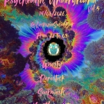 Psychedelic Underground vol.5 Potrebbe essere un contenuto grafico raffigurante il seguente testo "Psychedelic Underground Vol.5 14/03 14/03/2026 OlucreziaSociaffar Lucrezia From 22す From'22103 03 CpamRy Danistick AoйTa Gourmash Yourtherapist You"
