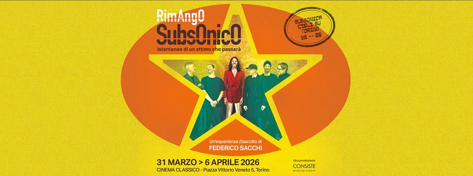 Evento RimAngO SubsOnicO – Istantanee di un attimo che passerà Locandina RimAngO SubsOnicO – Istantanee di un attimo che passerà - da martedì 31 marzo - lunedì 6 aprile 2026 ore 18:30 ore 23:00