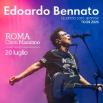 ROMA Circo Massimo Potrebbe essere un'immagine raffigurante chitarra e il seguente testo "Edoardo EdoardoBennato Bennato Quando Quandosarògrande saro grande TOUR TOUR2026 2026 ROMA Circo Massimo 20 luglio IDE หิ i NISI"