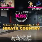 Sabato Kiss Country Dance con DJ DANY e DJ DENNY Sabato Kiss Country Dance con DJ DANY e DJ DENNY a Cormano (MI) il 28 marzo 2026