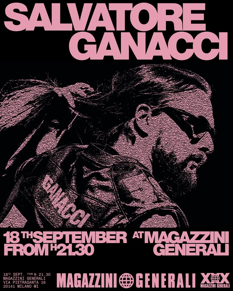 Evento Salvatore Ganacci Locandina Salvatore Ganacci - venerdì 18 settembre ore 21:00 - 23:00