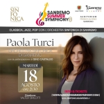 Sanremo Summer Symphony: Paola Turci Sanremo Summer Symphony Paola Turci a Sanremo (IM) il 18 agosto 2026