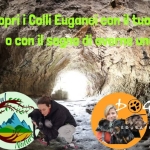 “Scopri i Colli Euganei con il tuo cane… o con il sogno di averne uno!” Potrebbe essere un'immagine raffigurante il seguente testo ""Scopri i Colli Euganei Euganei-conilt conil tuo cane. 0 con il sogno soghadiaverneu averne uno!" Vatur Vaty 44ZEN 444 ZEN CNABERLELLA CAZERINABERTECLA BETLELLA CATER EDUGATRICECINOFILA EDUGATRICE EDU EDUCA RICE CINOFILA"
