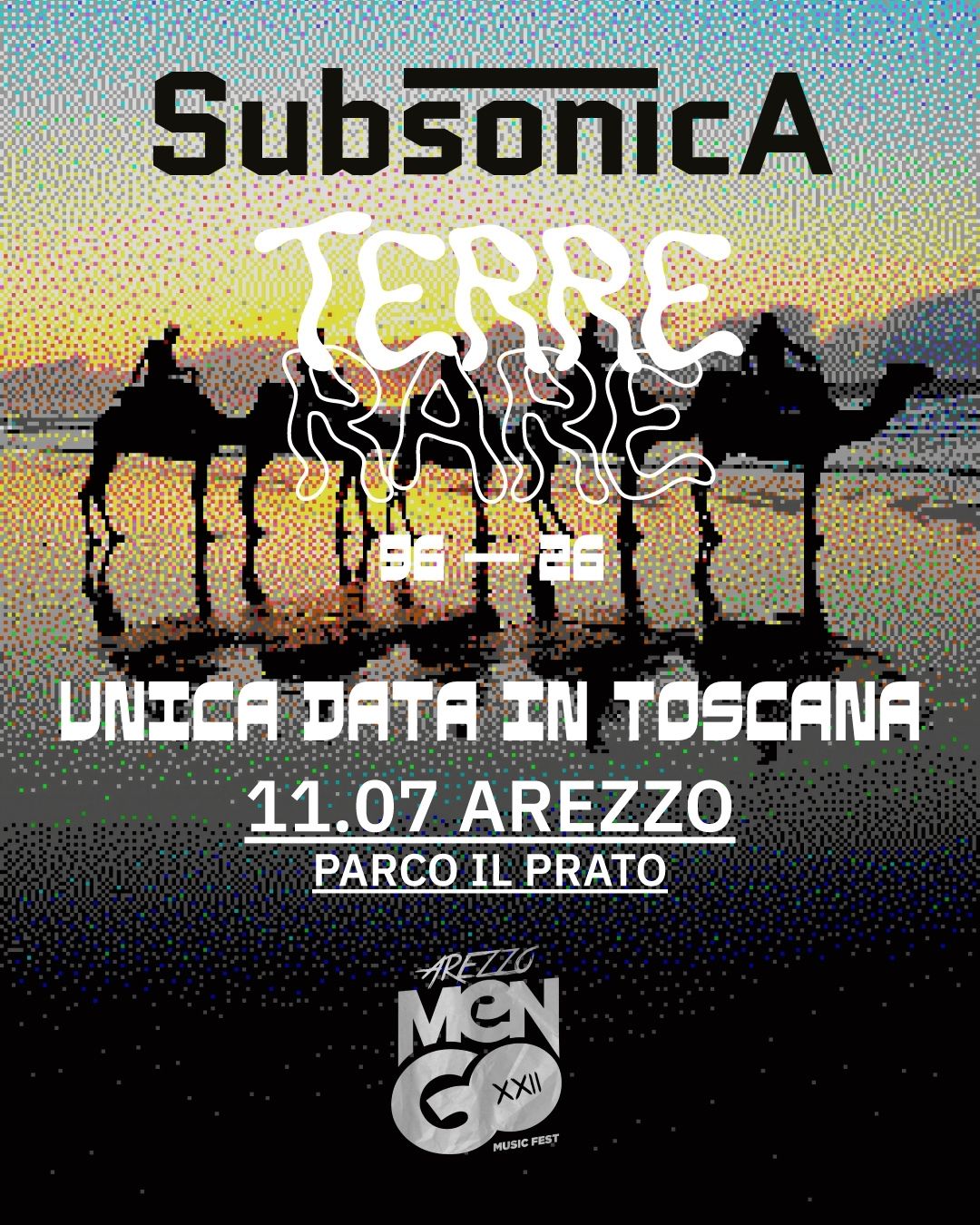 Evento SUBSONICA live Arezzo – Unica Data In Toscana – Mengo Preview Locandina SUBSONICA live Arezzo – Unica Data In Toscana – Mengo Preview - sabato 11 luglio ore 19:00 - 21:00