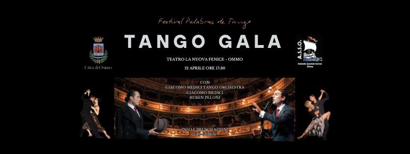 Evento Tango Gala, Festival Palabras de Tango, Giacomo Medici Tango Orchestra & Guests Locandina Tango Gala, Festival Palabras de Tango, Giacomo Medici Tango Orchestra & Guests - domenica 12 aprile ore 17:30 - 19:30