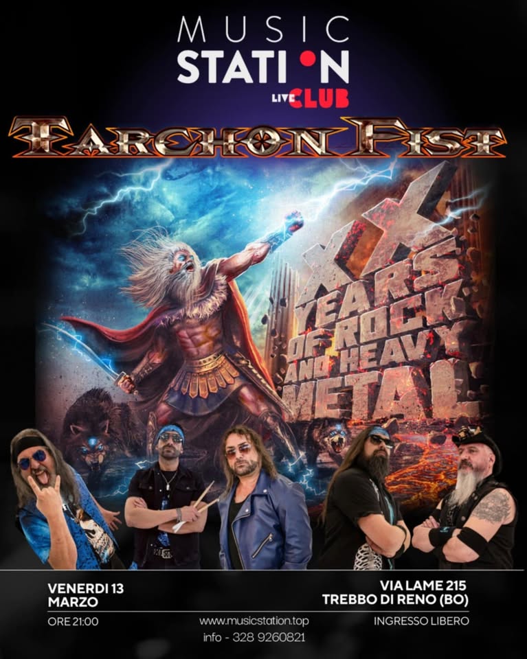 Evento Tarchon Fist Martyr Live!!!!! Locandina Tarchon Fist Martyr Live!!!!! - venerdì 13 marzo ore 20:30 - 23:45