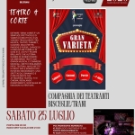 TEATRO A CORTE ✨ GRAN VARIETA ✨ Teatro A Corte Gran Varietà a Trani (BT) il 25 luglio 2026
