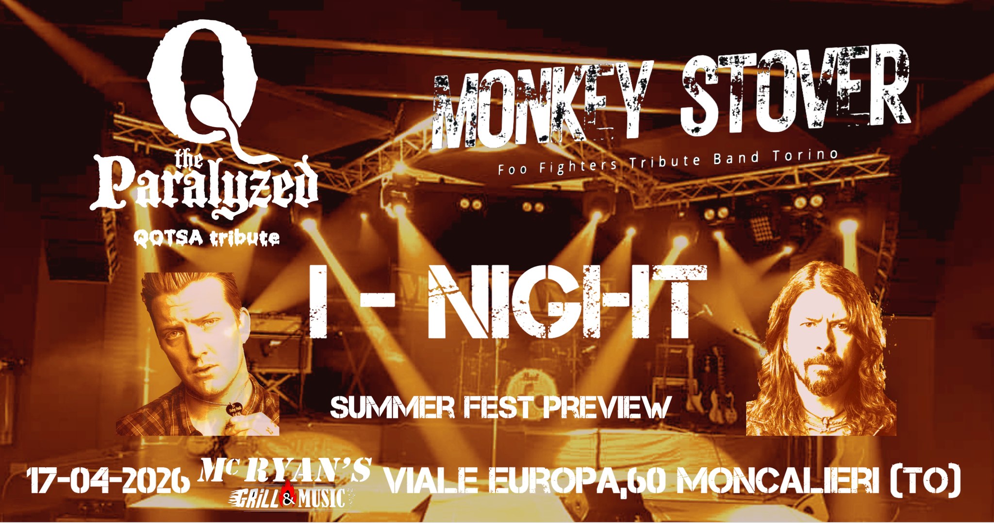 Evento The PARALYZED Monkey Stover I – NIGHT Summer Fest Preview Locandina The PARALYZED Monkey Stover I – NIGHT Summer Fest Preview - venerdì 17 aprile ore 21:30 - 23:30