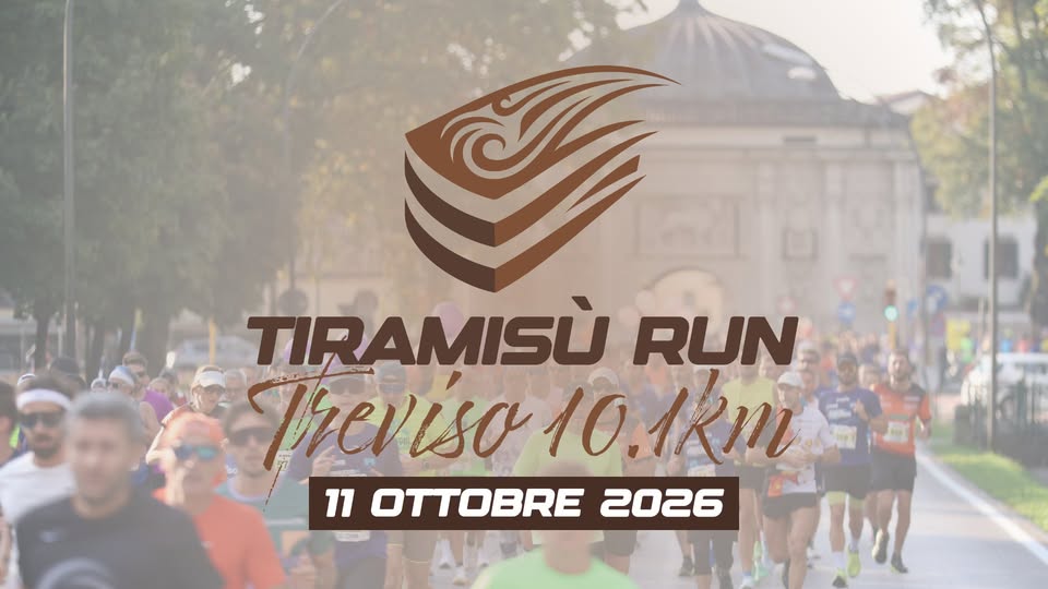 Tiramisù Run | 10.1 km Treviso Potrebbe essere un'immagine raffigurante testo
