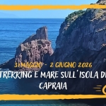 TREKKING e MARE sull’ISOLA DI CAPRAIA Trekking E Mare Sull’isola Di Capraia a Capraia Isola (LI) il 31 maggio maggio - 2 giugno 2026