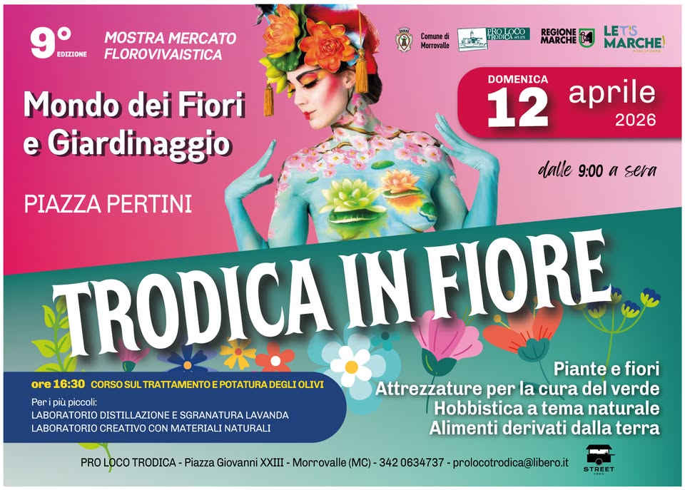 Evento Trodica in Fiore Locandina Trodica in Fiore - domenica 12 aprile ore 09:00 - 11:00