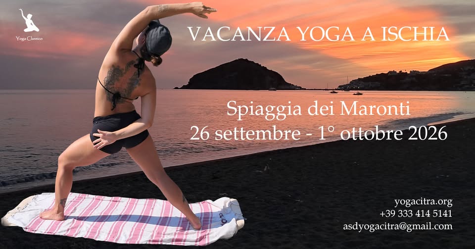 Evento Vacanza Yoga A Ischia – Festa Di San Michele Locandina Vacanza Yoga A Ischia – Festa Di San Michele - da sabato 26 settembre - giovedì 1 ottobre 2026 ore 17:00 ore 13:30