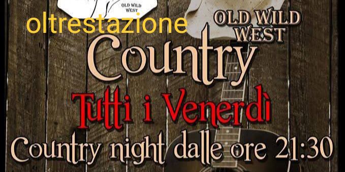 venerdi 27 marzo e tutti i venerdi VENERDI COUNTRY OLTRESTAZIONE – Nichelino TO @ OLD WILD WEST Potrebbe essere un'immagine raffigurante il seguente testo "OLD WILD oltrestazione WEST OLD WILD ountry WEST Tulti i Venerdì Country night dalle ore 21:30"