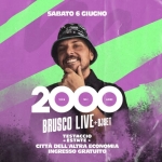 Viva gli anni 2000 w/ BRUSCO Live ~ Summer Party @ Testaccio Estate Potrebbe essere un contenuto grafico raffigurante il seguente testo "SABATO SABATOGGIUGNO 6 GIUGNO 2000 VIVA GLI ANNI BRUSCO LIVE BRUSCOLIVE+DET LIVE+DJSET +DJSET TESTACCIO CITTADE *ESTATE * CITTÀ DELL' 'ALTRA ECONOMIA INGRESSO GRATUITO"
