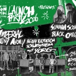 ZION STATION FESTIVAL LAUNCH PARTY 2026 Potrebbe essere un'immagine raffigurante tornello, altoparlante e il seguente testo "ZION LAWNCH PRESENT. STATION PAR1Y2026 米 DUE- O中水 A IMPERIAL SLMMAH SOUND F1. BIACK OMOLO SOUNS ARMY HEAVY . SOUNOSYSTEM moet YORG 254 4 awe BOOGIA"