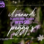 05.06 IL VENERDI PEGGY’S ANNI ’90 Potrebbe essere un'immagine raffigurante non ti scordar di me e testo