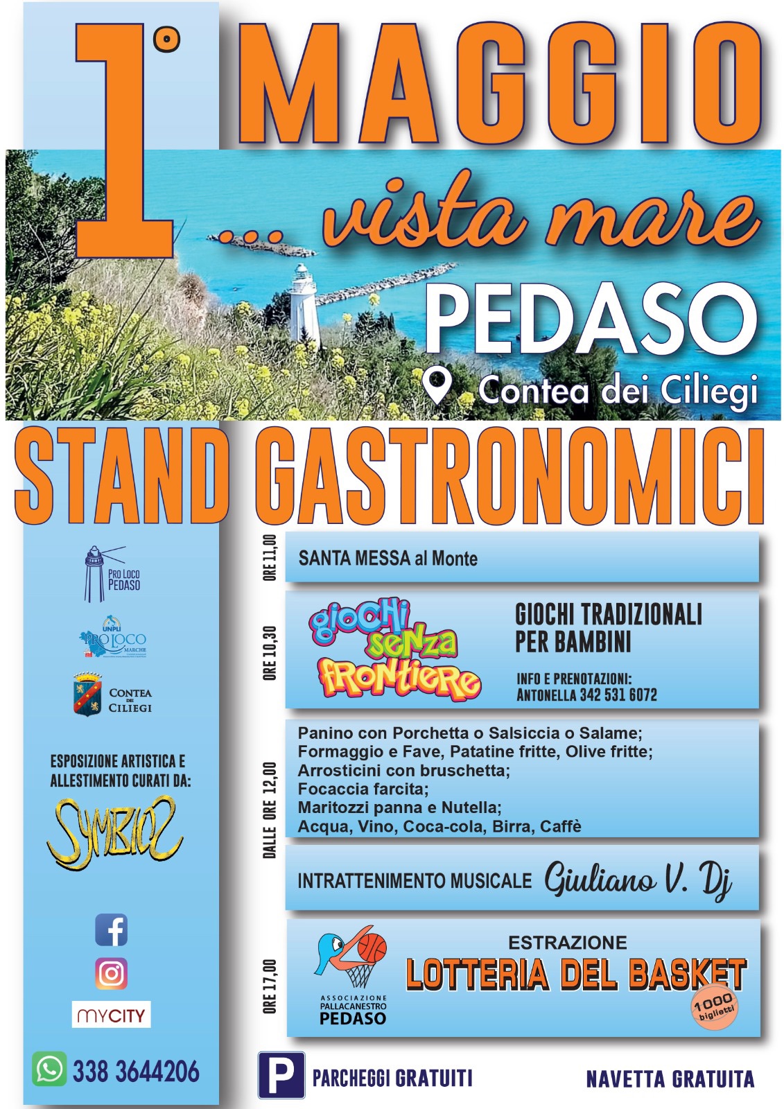 Evento 1 Maggio vista mare Locandina 1 Maggio vista mare - venerdì 1 maggio ore 11:00 - 13:00