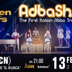 ABBA SHOW “The Golden Years” – Teatro Sociale Busca Sala Abbado, Alba ABBA SHOW “The Golden Years” – Teatro Sociale Busca Sala Abbado, Alba a Alba (CN) il 13 febbraio 2027
