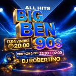 All Hits Big Ben party 90’s✨ All Hits Big Ben party 90’s a Trieste il 17 aprile 2026