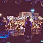 AM live @ Officina della Birra – Bresso Potrebbe essere un'immagine raffigurante sassofono, folla e testo