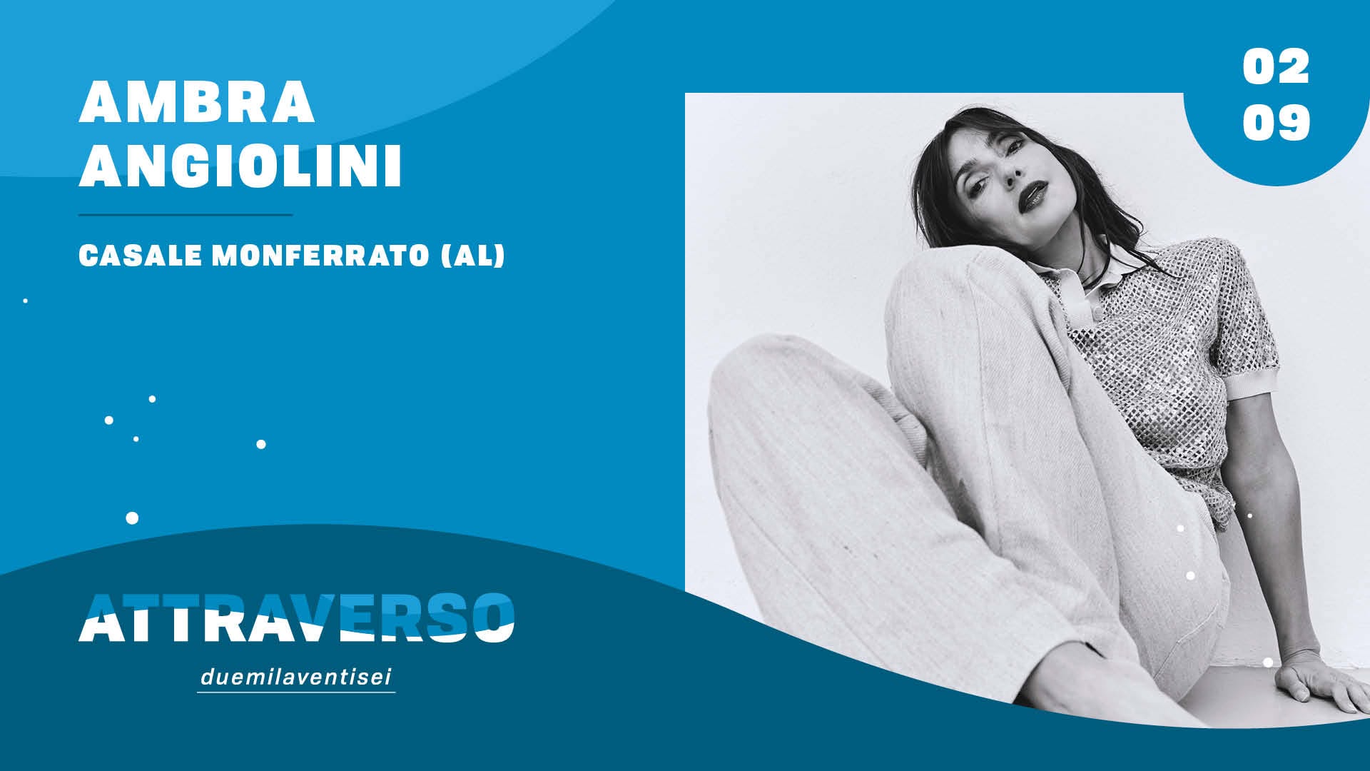 Evento LA MISTERIOSA SCOMPARSA DI W con Ambra Angiolini – Casale Monferrato (AL) – Attraverso Festival Locandina LA MISTERIOSA SCOMPARSA DI W con Ambra Angiolini – Casale Monferrato (AL) – Attraverso Festival - mercoledì 2 settembre ore 21:00 - 23:00