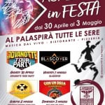 Blascover@Palaspirà Potrebbe essere un'immagine raffigurante il seguente testo ".Asperiam con patrocinio del Comune di Spirano organizza: ASPERIAM ΣR dal 30 Aprile al 3 Maggio TUTTE LE SERE AL PALASPIRÀ RISTORANTE PIZZERIA MUSICA DAL VIVO JOVANOTTE TOUR T可y BLASCOVER Coggo cco PARTY GHOVEPI 30 APRILE JOVANOTTE TUOR PARTY VENERPI 1 MAGGIO BLASCOVER FATTICR က်မ် Reenon Pid Maman ם + CON UN DECA TRIDUTO KREZAN 커혀ㅜ지디 カモレL 2モれ RIOOTE BAND STESSO ASPERIAM ២ 2 MAGGIO PINGUINI TATTICI NUCLEARI DOMENICA 3 MAGGHO 883 CON UN DECA TUTTE LE SERE GONFIABILI GRATUITI PER BAMBINI! S.PO.R MMMMM ASPERIAM キコ92ヒ0 SININNAN INSILEP PER PRENOTAZIONI TAVOLI SCRIVERE 389 717 307 VIASPETTIAMO!"