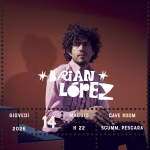 Brian Lopez (Calexico, XIXA) live @ Scumm Cave Room • Gio 14/05 Potrebbe essere un disegno raffigurante il seguente testo "ScuMM DAL2015 HOUSE HOUSEOFRERELS, O REBELS, LOVERS LOVERS&DRINKERS ع DRINKERS RIAN LOPEZ GIOVEDİ NGRESSO RISERVATO A TESSERATX arci MAGGIO 2026 CAVE CAVEROOM ROOM H 22 22 SCUMM, PESCARA"