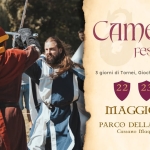 CAMELOT FEST 2026 🏰 Parco della Magana • Ingresso Libero Potrebbe essere un'immagine raffigurante il seguente testo "CAMeLOT Fest 3 giorni di Tornei, Giochi e sapori medievali 22 23 24 2026 MAGGIO PARCO PARCODELLAMAGANA DELLA MAGANIA Cassano aAnaAo (VA)"