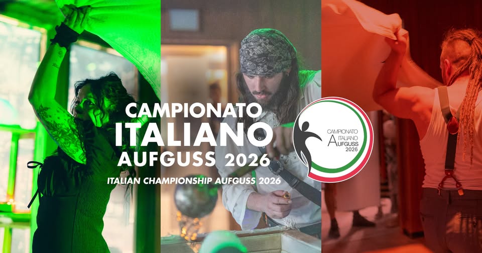 Evento Campionato Italiano Aufguss 2026 Locandina Campionato Italiano Aufguss 2026 - da venerdì 22 maggio - domenica 24 maggio 2026 ore 11:00 ore 23:30