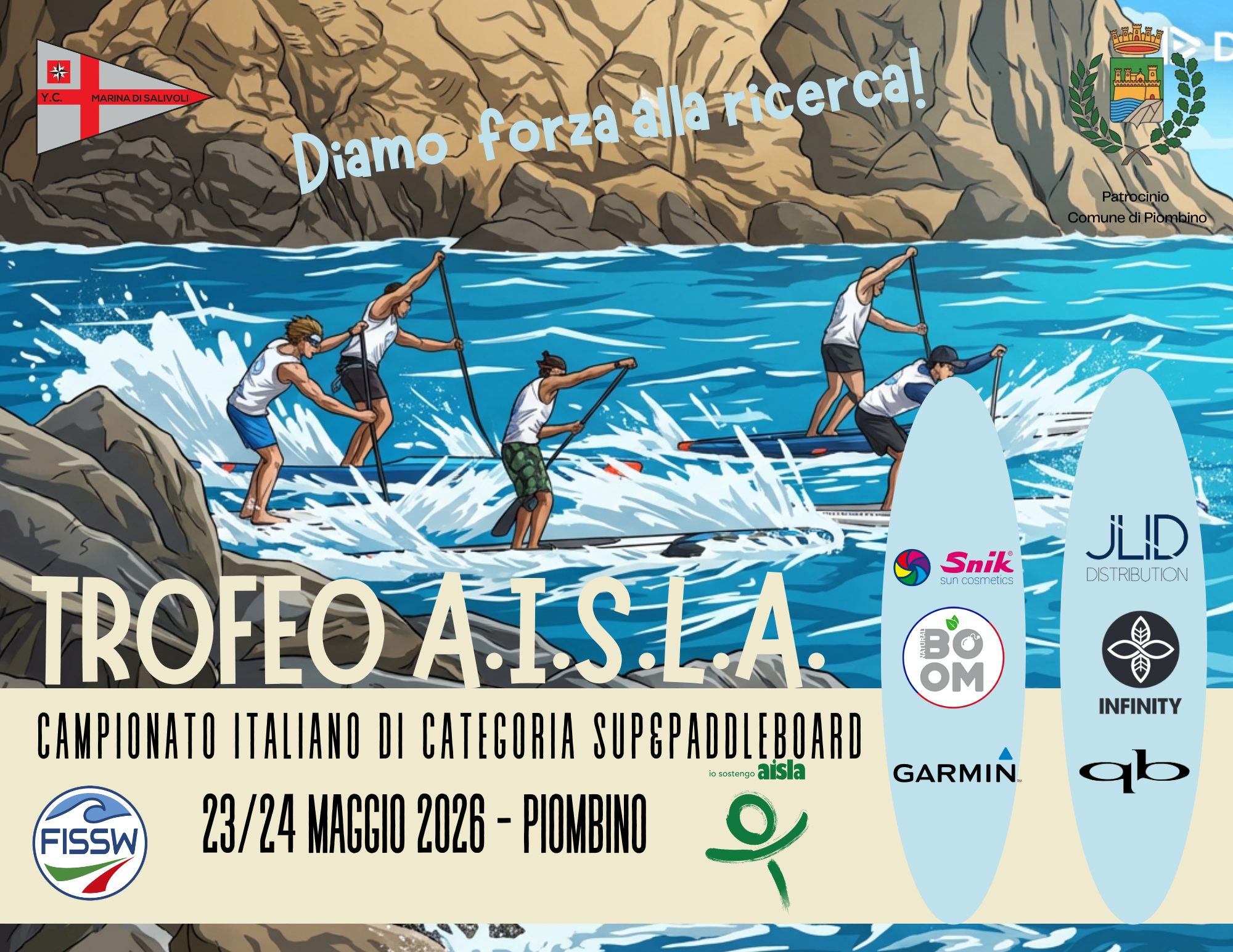 Evento Campionato Italiano Sup & Paddleboard 4A Tappa Locandina Campionato Italiano Sup & Paddleboard 4A Tappa - sabato 23 maggio ore 11:00 - 13:00